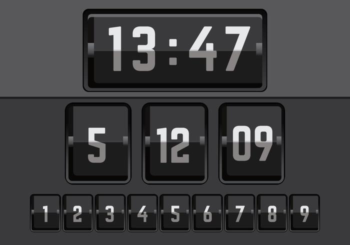 Number Counter Vector 96225 Vector Art at Vecteezy