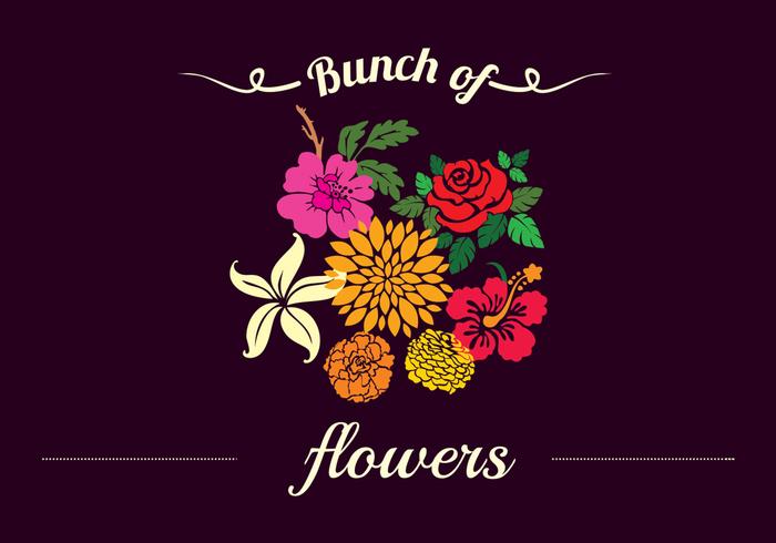 Fondo floral decorativo vector