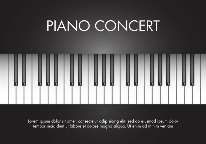 Free Classic Music Piano Vector