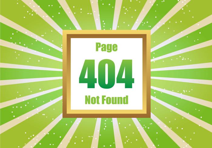 Free Green 404 Vector