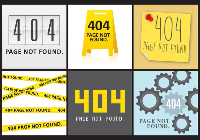 404 Screens vector