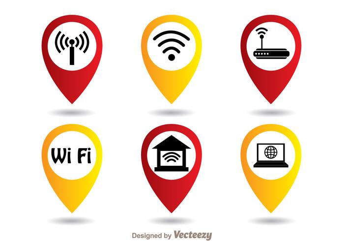 Wifi Symbol Set vector