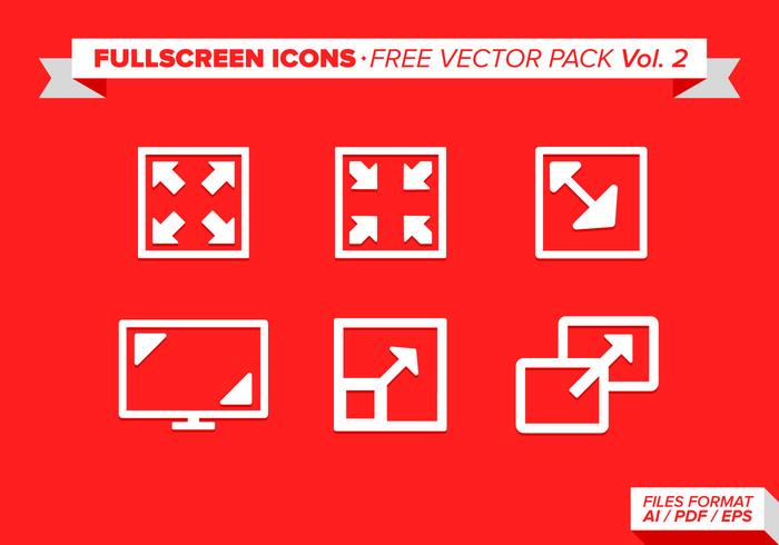Full Screen Icons Free Vector Pack Vol 2 Full Screen Icons Free Vector Pack Vol 2