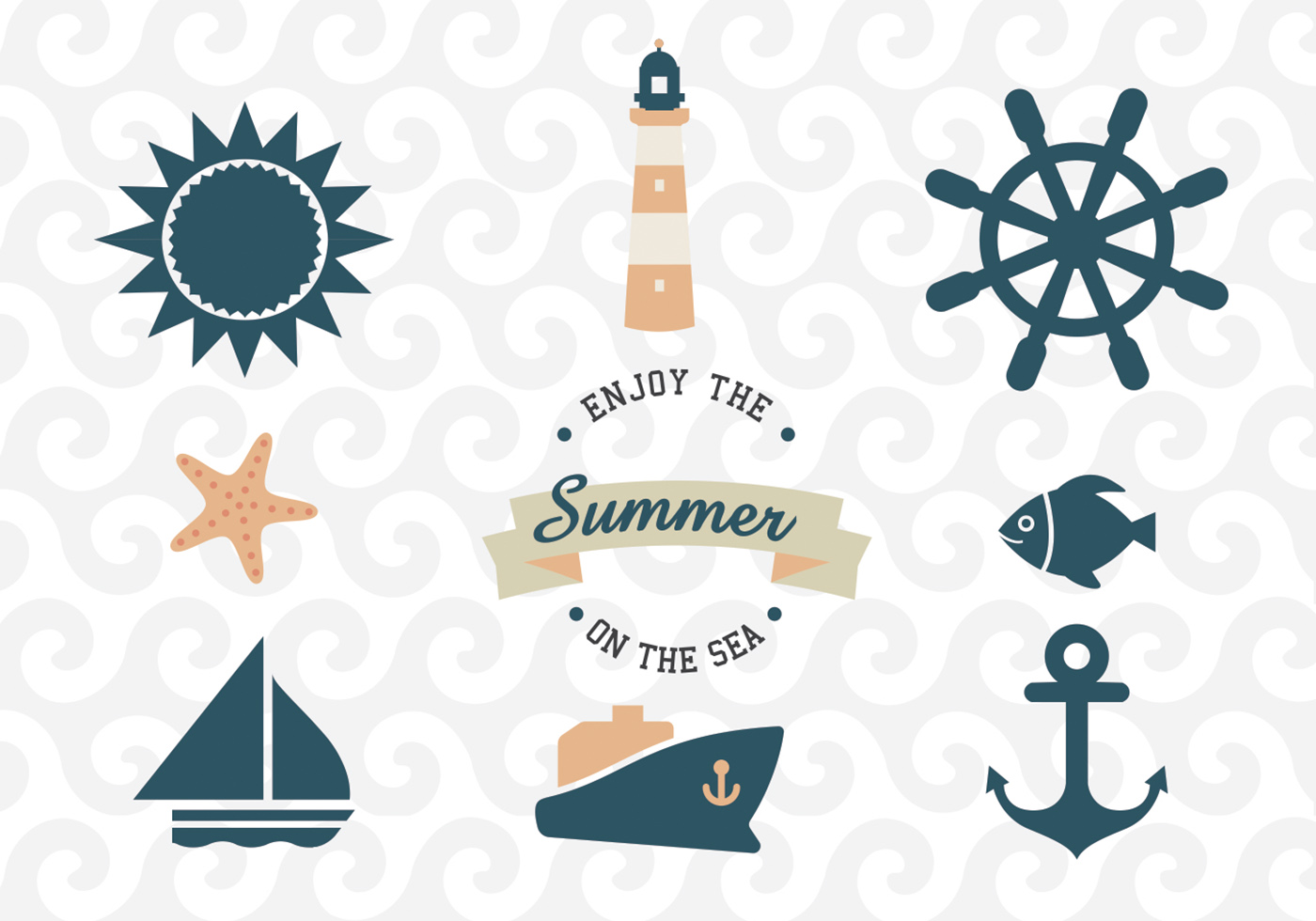 Download Sea and Nautica Vectors - Download Free Vector Art, Stock ...