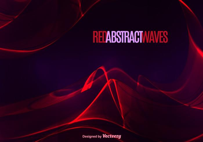 Abstract red wave vector