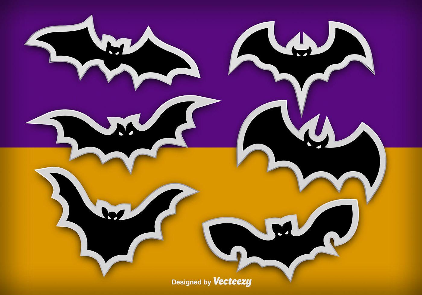Bats stickers 96449 Vector Art at Vecteezy