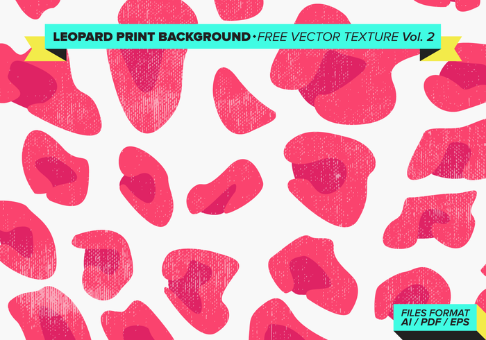 Leopard Print Background Free Vector Texture Vol. 2 Leopard Print Background Free Vector Texture Vol. 2