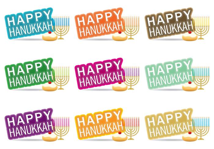 Happy Hanukkah vector