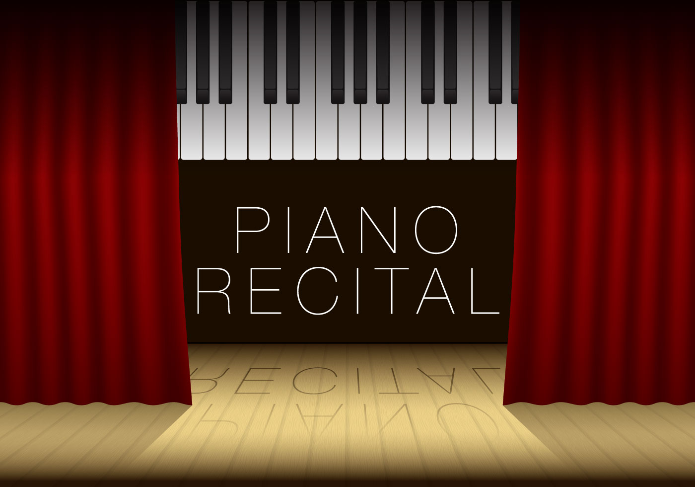 Piano Recital Template 96472 Vector Art at Vecteezy
