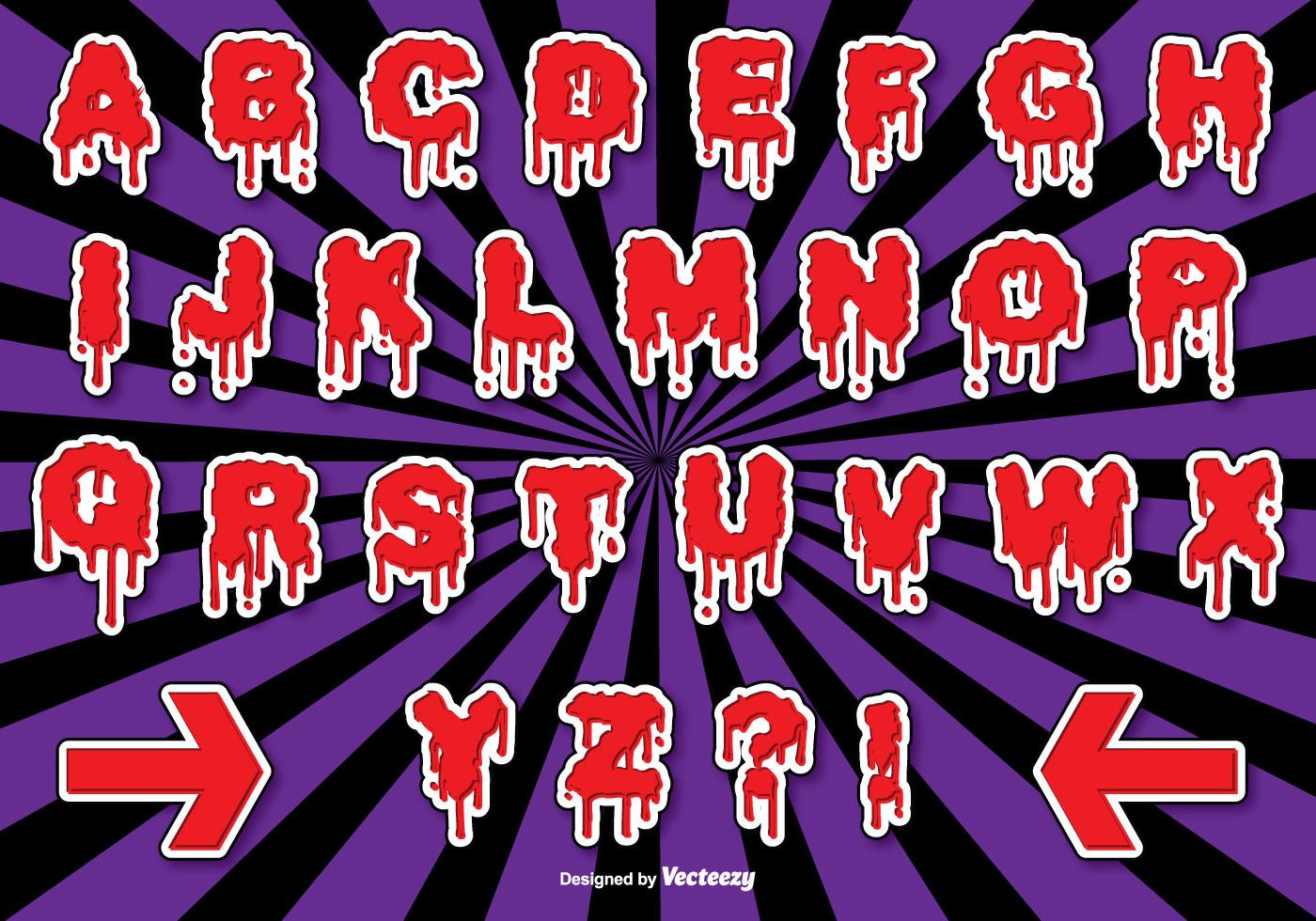 Halloween Alphabet Set 96478 Vector Art at Vecteezy
