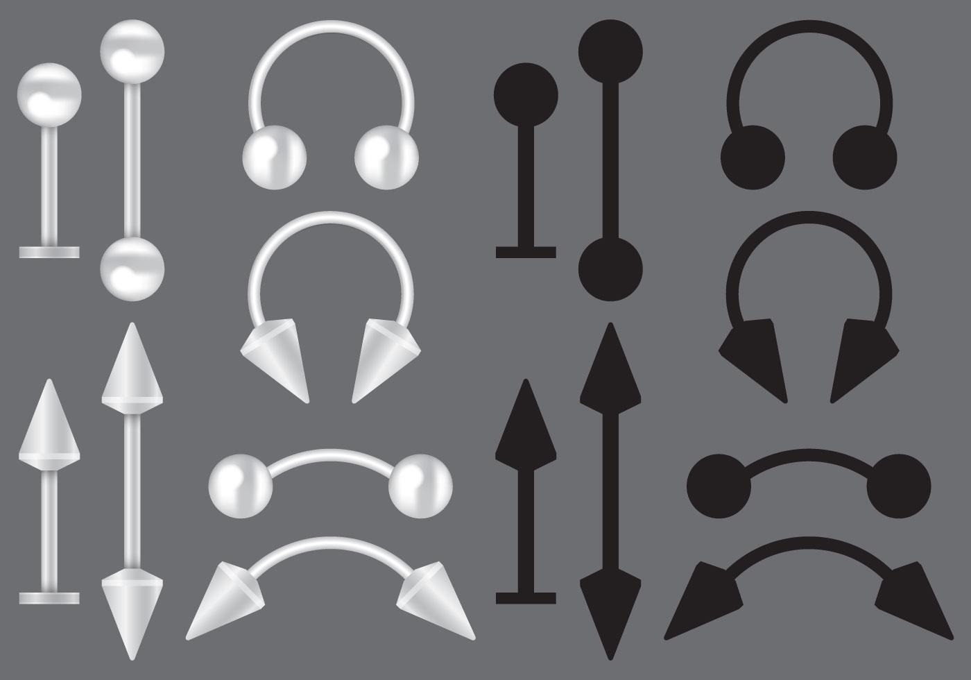 Body Piercing Vectors 96501 Vector Art at Vecteezy
