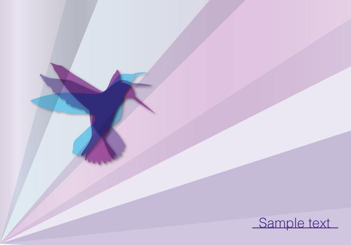 Abstract Bird Vector