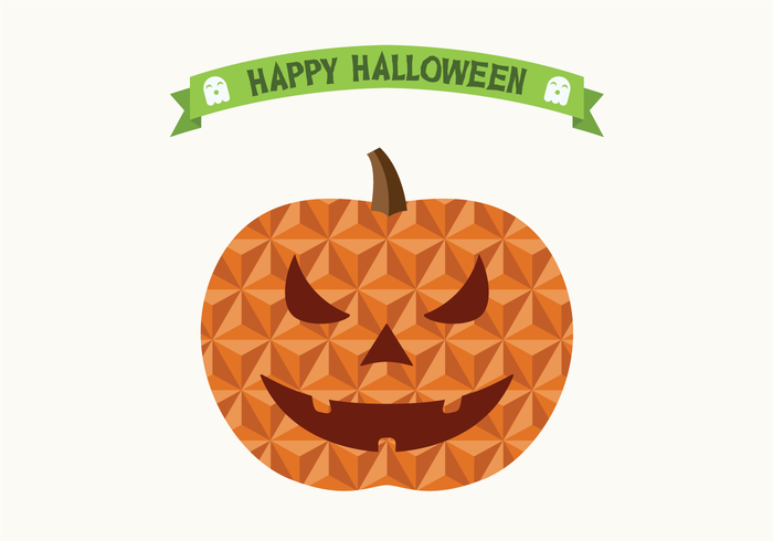 Flat Geometric Halloween Jack O' Lantern / Pumpkin Flat Geometric Halloween Jack O' Lantern / Pumpkin