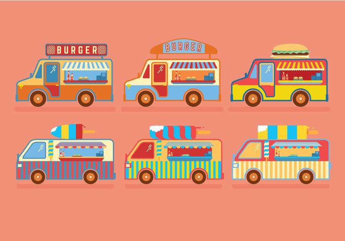 Food Truck Vectors