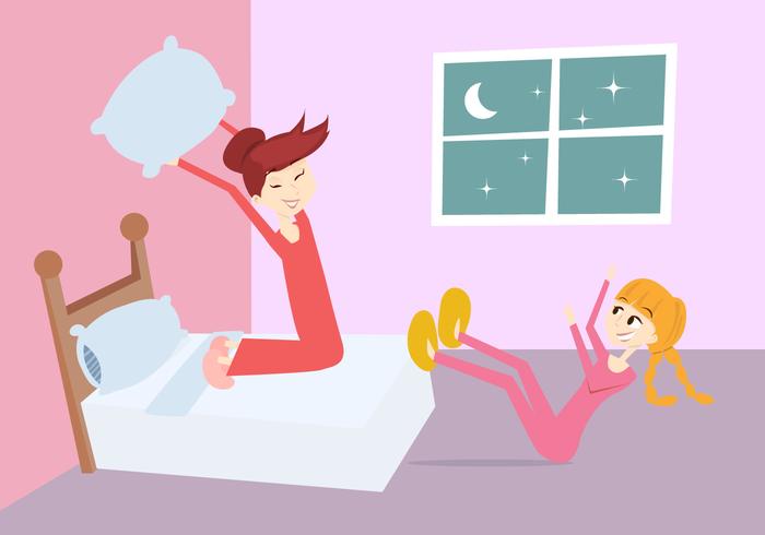 Slumber Party Free Vector