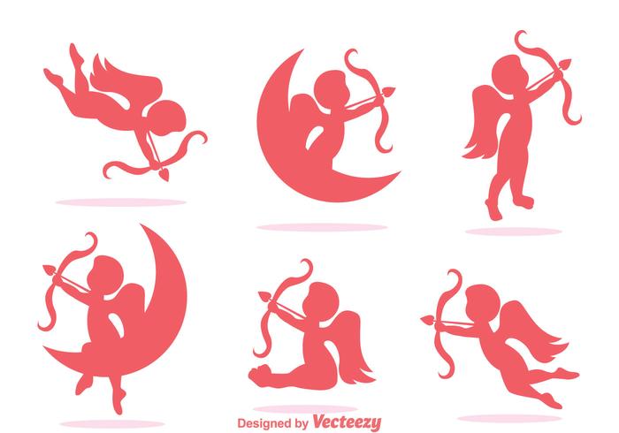 Cupid Silhouette vector