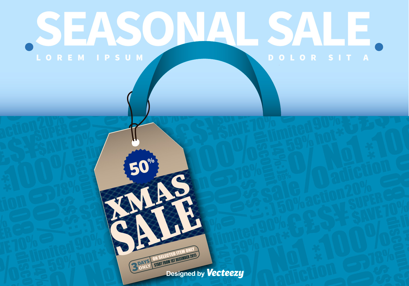 Seasonal sale advertising 96642 Vector Art at Vecteezy