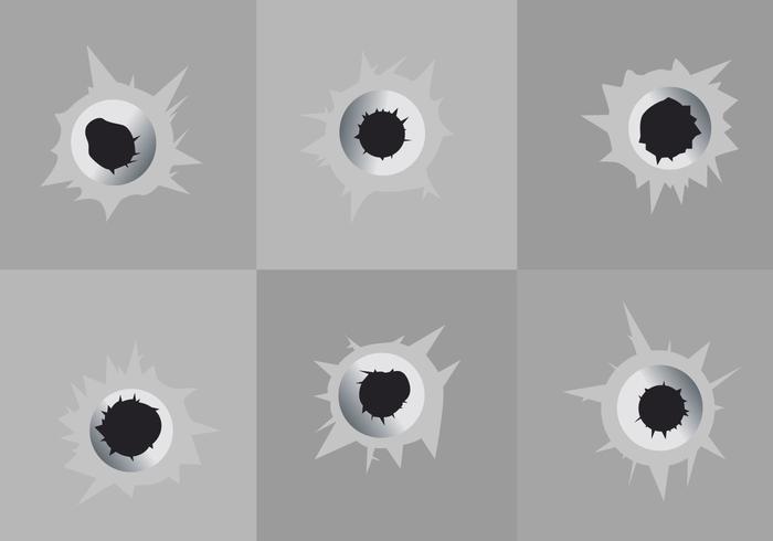 Bullet Hole Metal Bullet Hole Metal