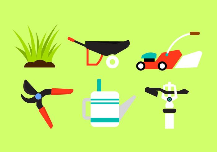 Vector Collection of Gardening Objects