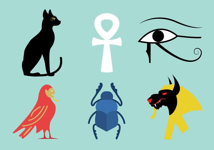 Vector Set of Egyptian Symbols