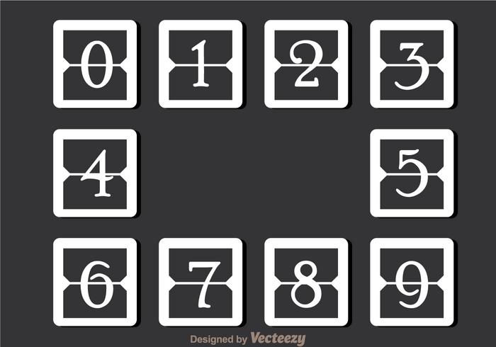 Download White Simple Number Counter - Download Free Vectors, Clipart Graphics & Vector Art