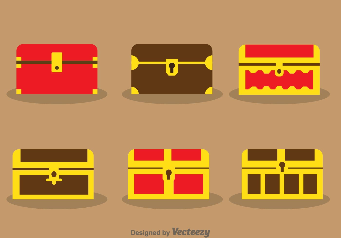 Treasure Chest Vectors - Download Free Vector Art, Stock 