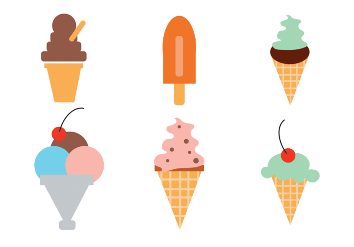Ice Cream Vector Set Ice Cream Vector Set