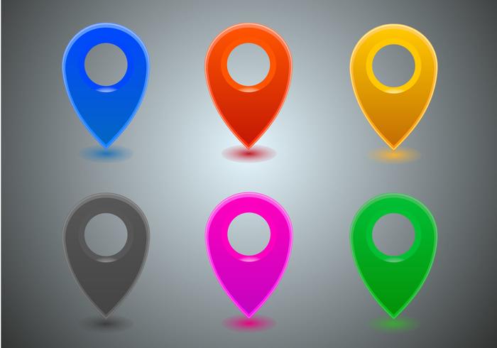 Free Map Icons Vector