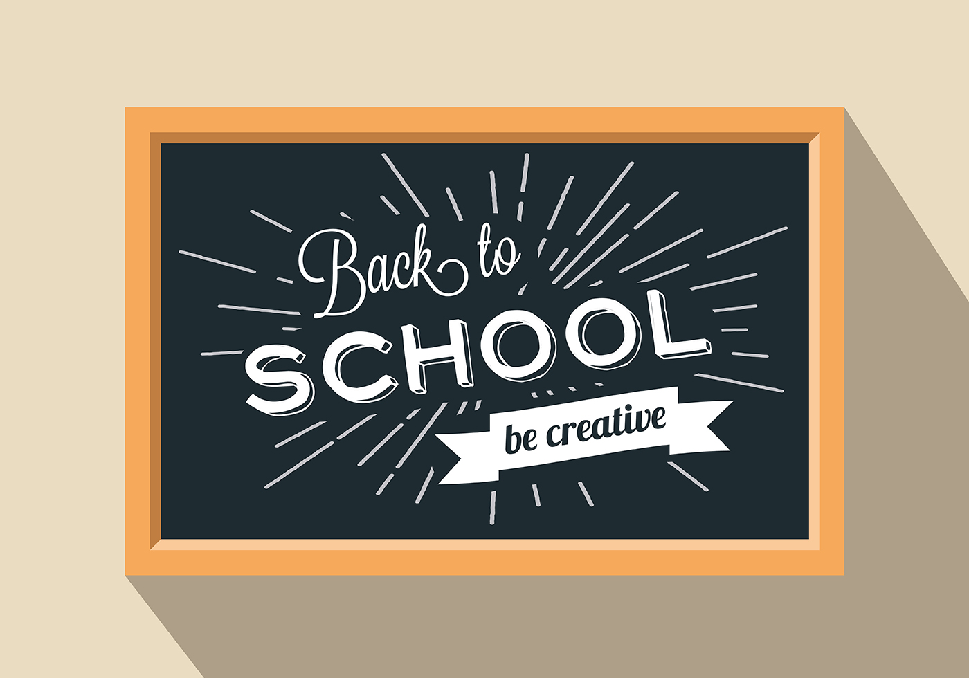 free back to school vector background