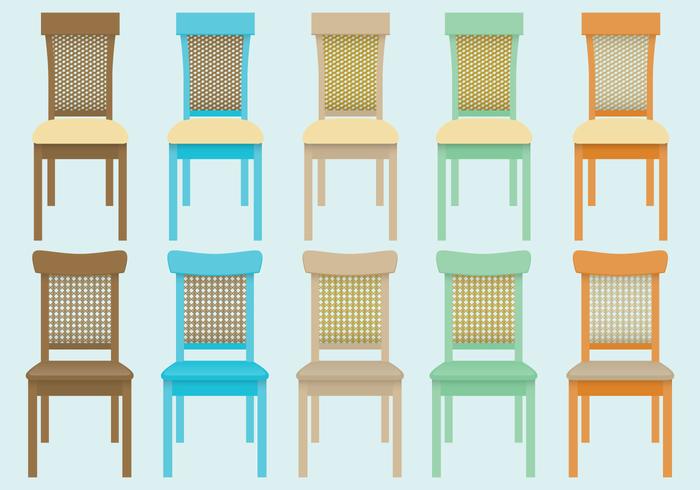 Wicker Chair Vectors