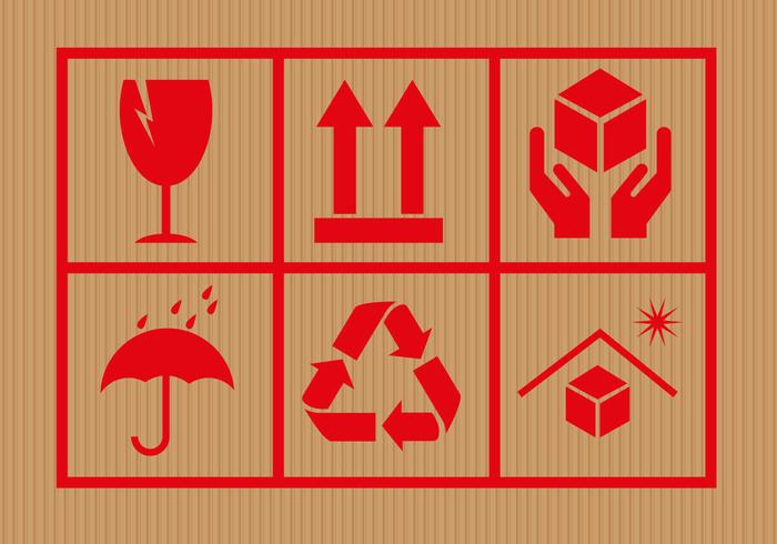 Free Cardboard Symbols Vector
