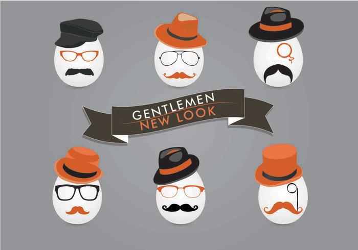 Gentleman Face Vectors