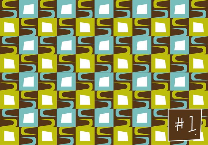 Free Mid Century Pattern 1 vector