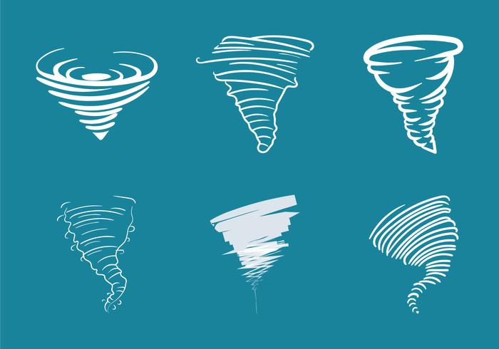 Tornado ilustración vectorial libre vector