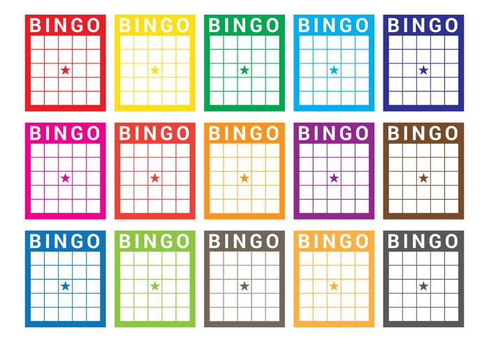Bingo Card Vector
