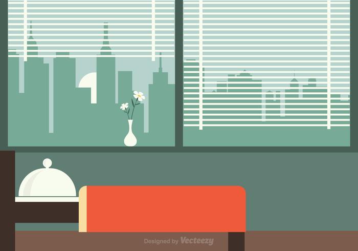 Desayuno gratis en la cama ilustración vectorial vector