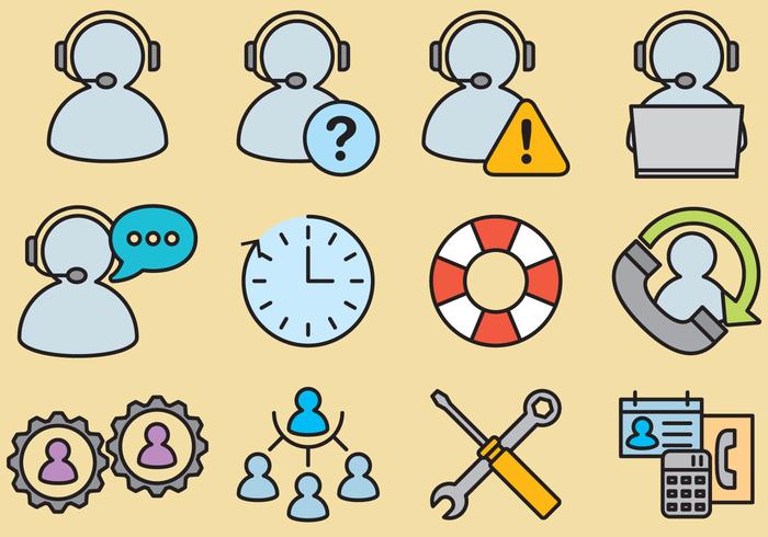 Administrative Assistant Vector Icons