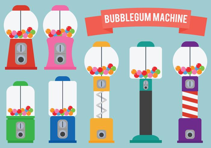 Bubblegum Machine Vectors