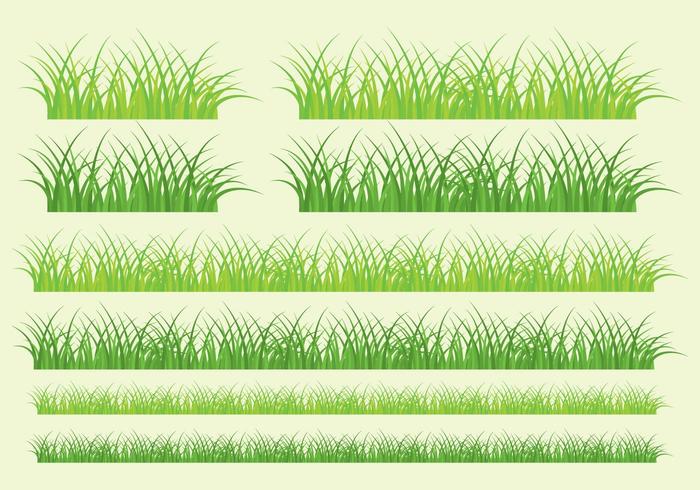 Grass Banners vector