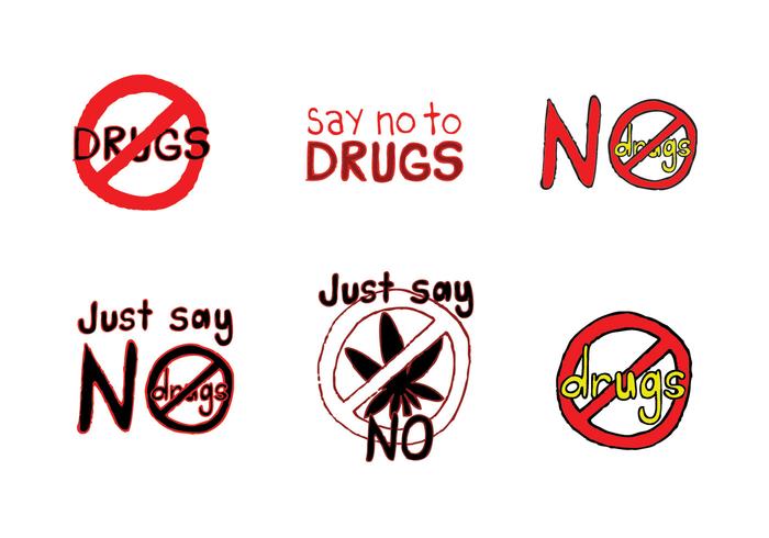 Free No Drugs Vector Series