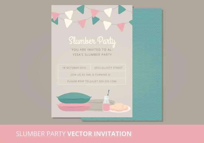 Fiesta de pijamas de vector