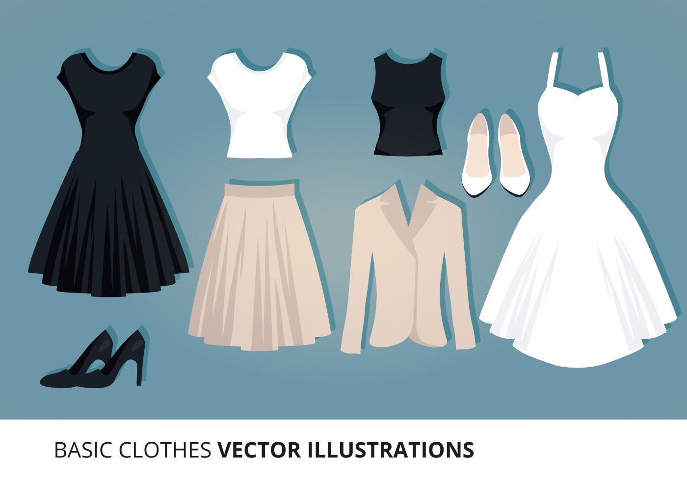 Clothes Vector Illustration 97131 Vector Art at Vecteezy