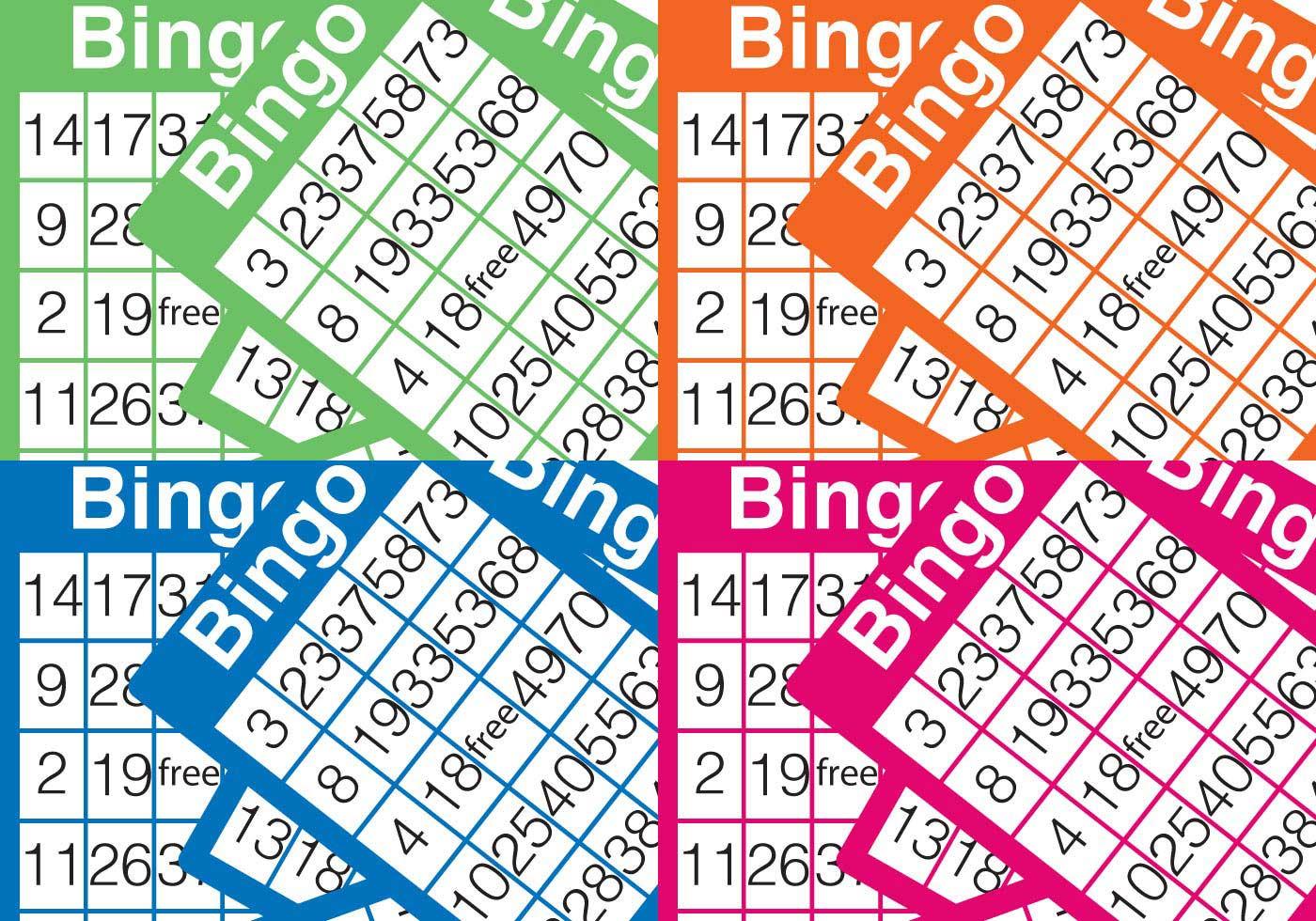 Bingo Card Background 97144 Vector Art at Vecteezy