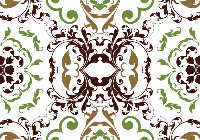 Seamless vector patrón floral