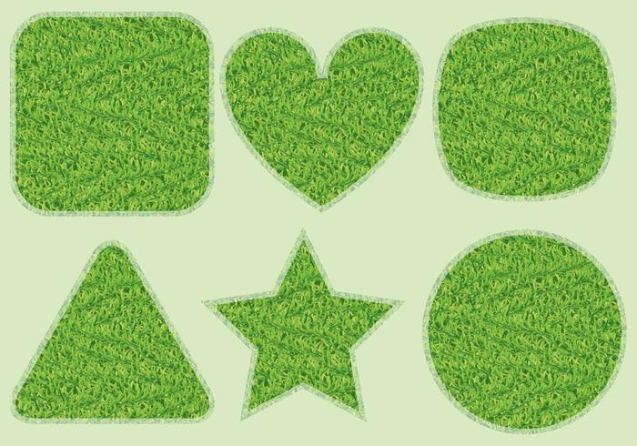 Grass Shapes vector