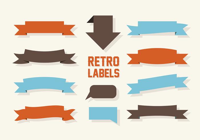 Free Labels Vector Collection