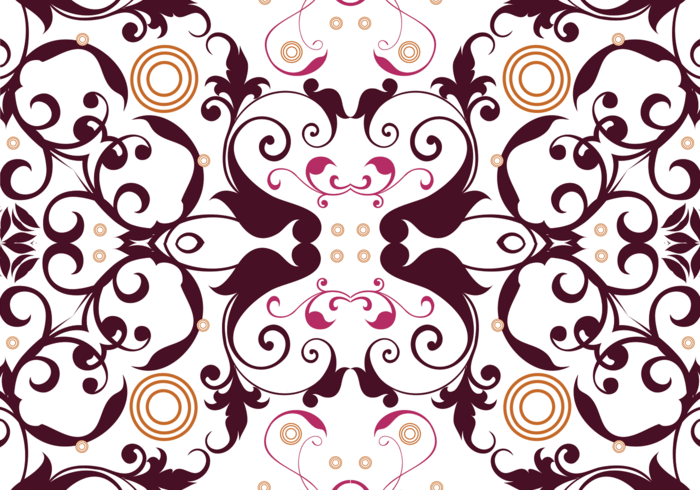 Abstract Floral Seamless Vector