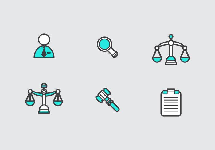 Free Law Office Vector Icons