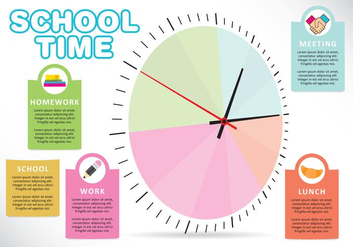 School Time Vector 