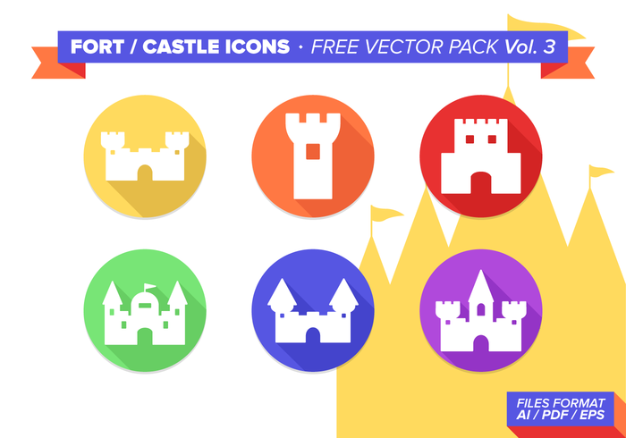 Fort Castle Icons Free Vector Pack Vol. 3 Fort Castle Icons Free Vector Pack Vol. 3